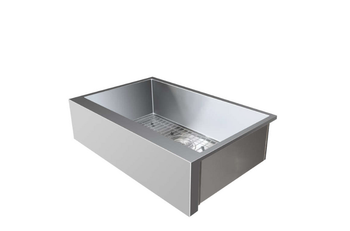 True Flame 32" Outdoor Rated Farmhouse Sink Package