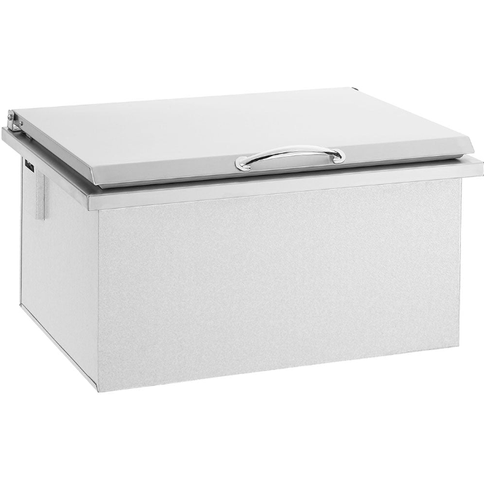 True Flame 28″ x 26″ Stainless Steel Drop-In Ice Bin Cooler with Removable Lid