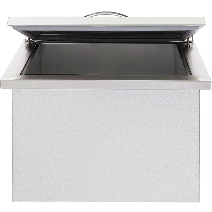 True Flame 17″ x 24″ Stainless Steel Drop-In Ice Bin Cooler with Removable Lid
