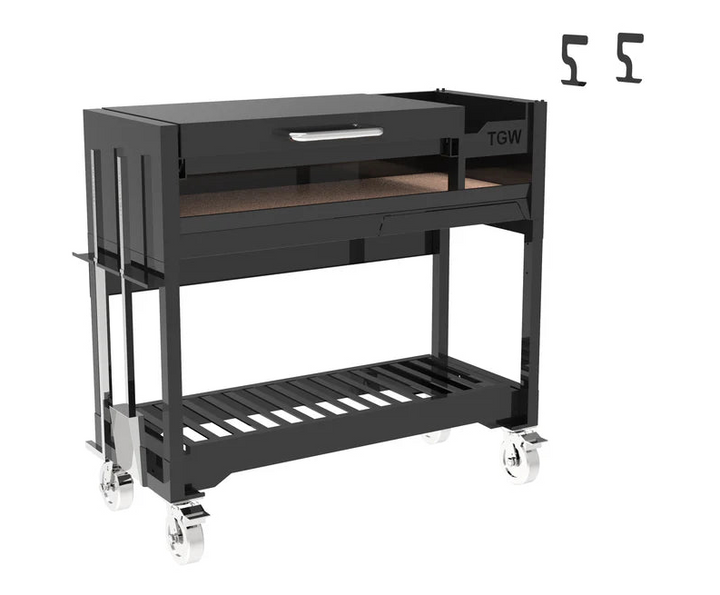 Tagwood "Chief Series" Freestanding Santa Maria Style Grill – Cold-Rolled Steel