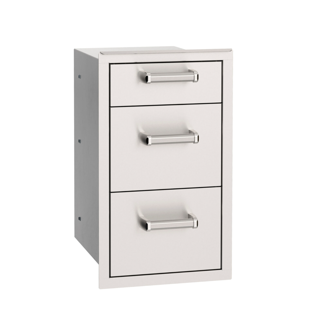 Fire Magic Flush Mounted Triple Drawer