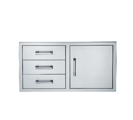 Broilmaster G Series 42" Door + Triple Drawer