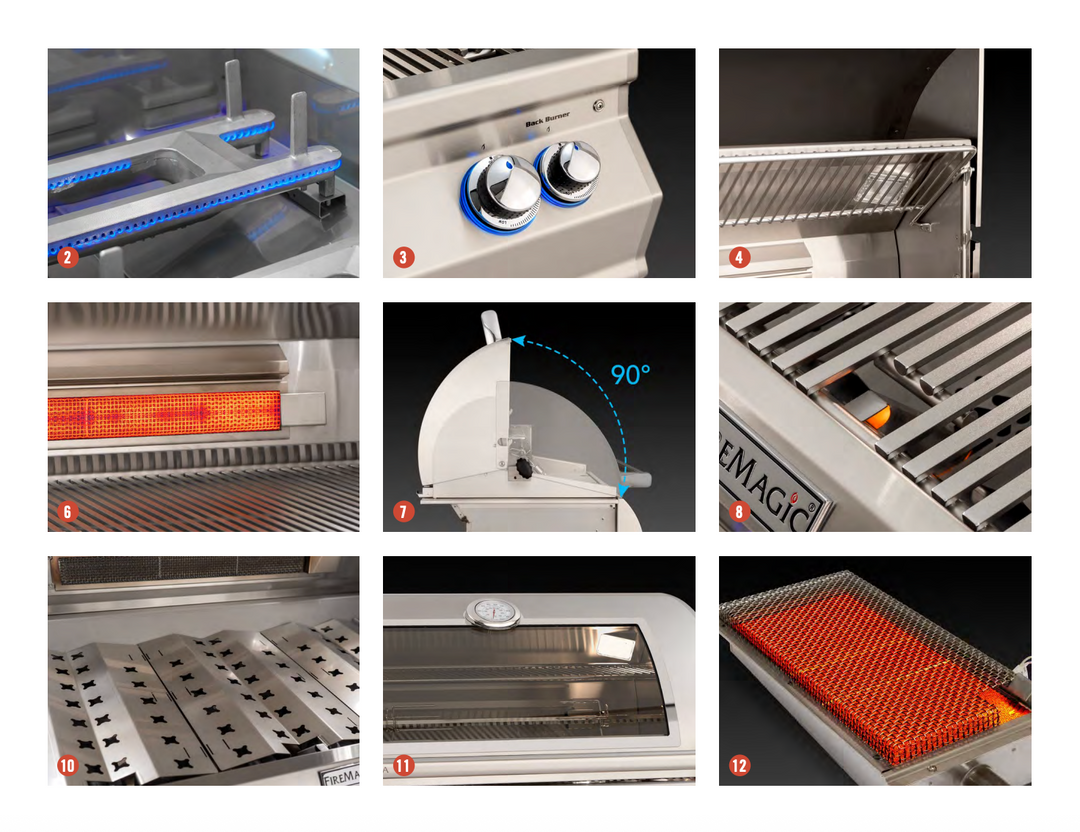 Fire Magic 36" Aurora A790i Analog Built-In Gas Grill