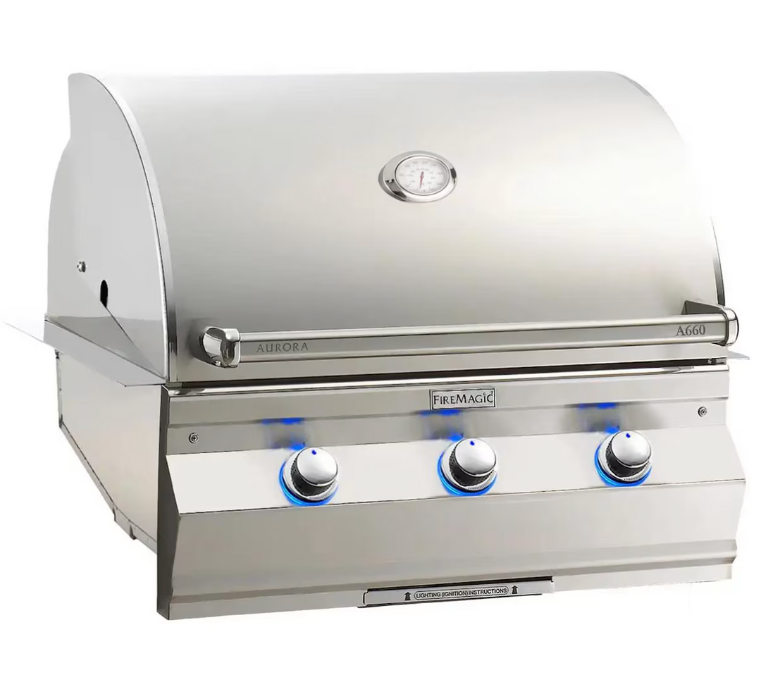 Fire Magic 30" Aurora A660i Analog Built-In Gas Grill