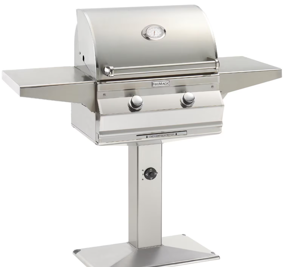 Fire Magic 24" Choice C430s Post Mount Analog and 1 Hour Timer on Post