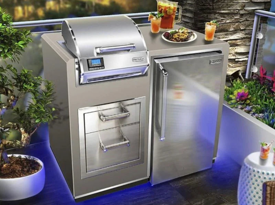 Fire Magic Electric Grill Island Bundle