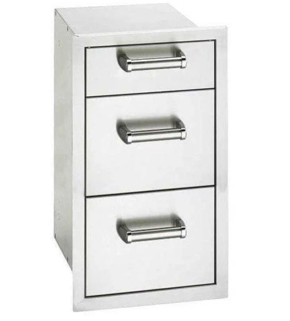 Fire Magic Electric Grill Island Bundle with Triple Drawer