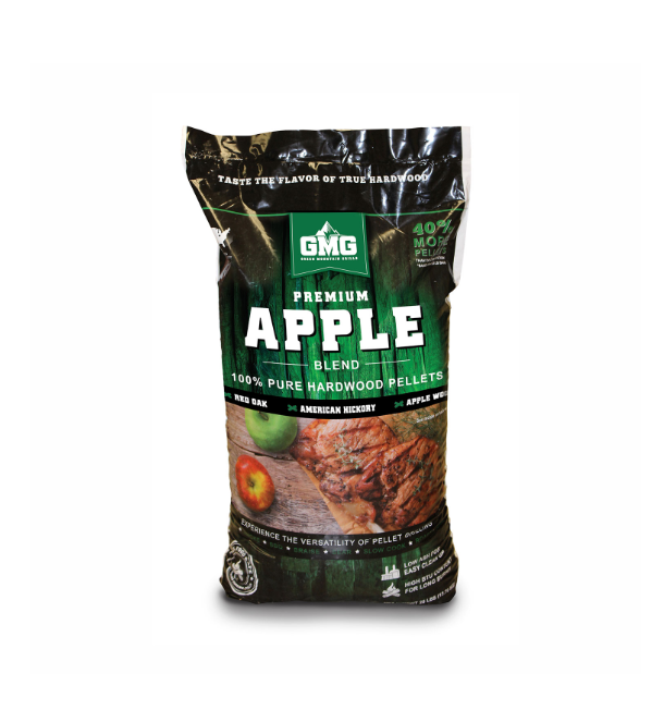 Premium Apple Blend Wood Pellets – 28 lb Bag
