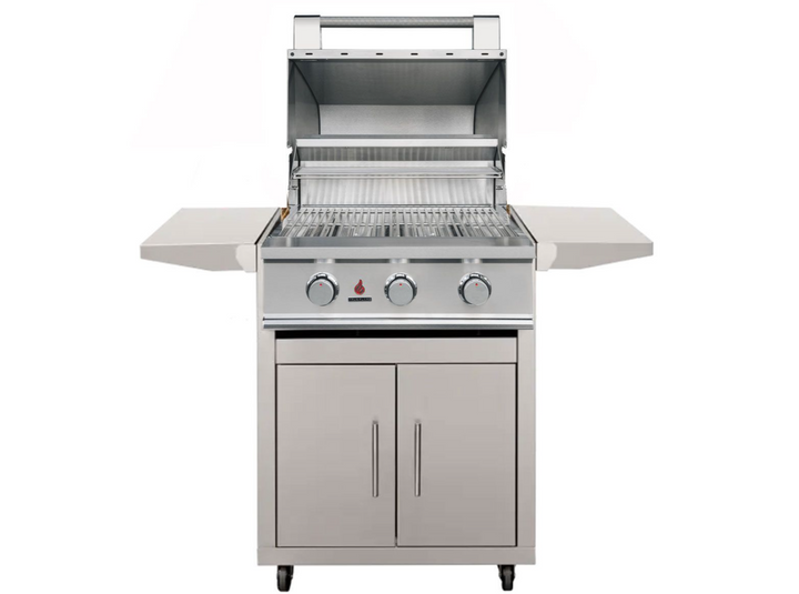 True Flame E Series 25″ 3-Burner Gas Grill with Mobile Cart