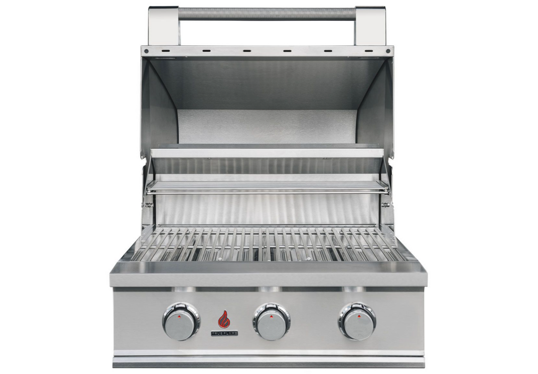 True Flame E Series 25″ 3-Burner Gas Grill with Mobile Cart