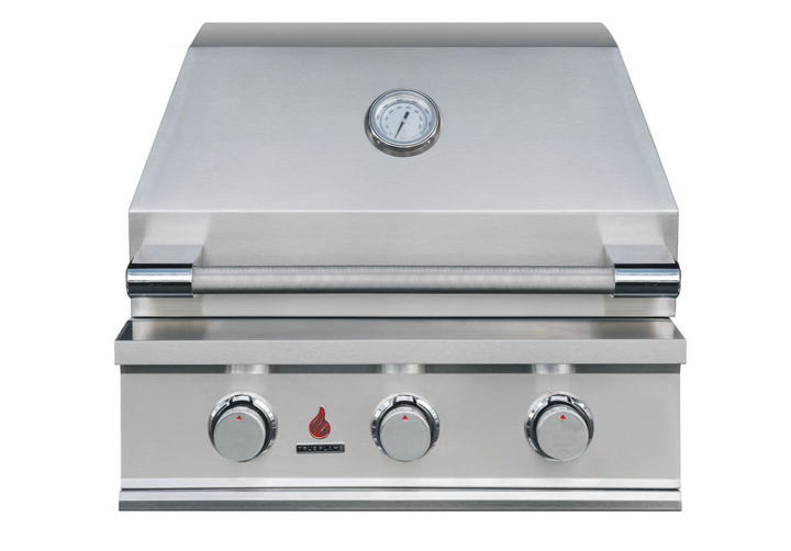 True Flame E Series 25″ 3-Burner Gas Grill with Mobile Cart