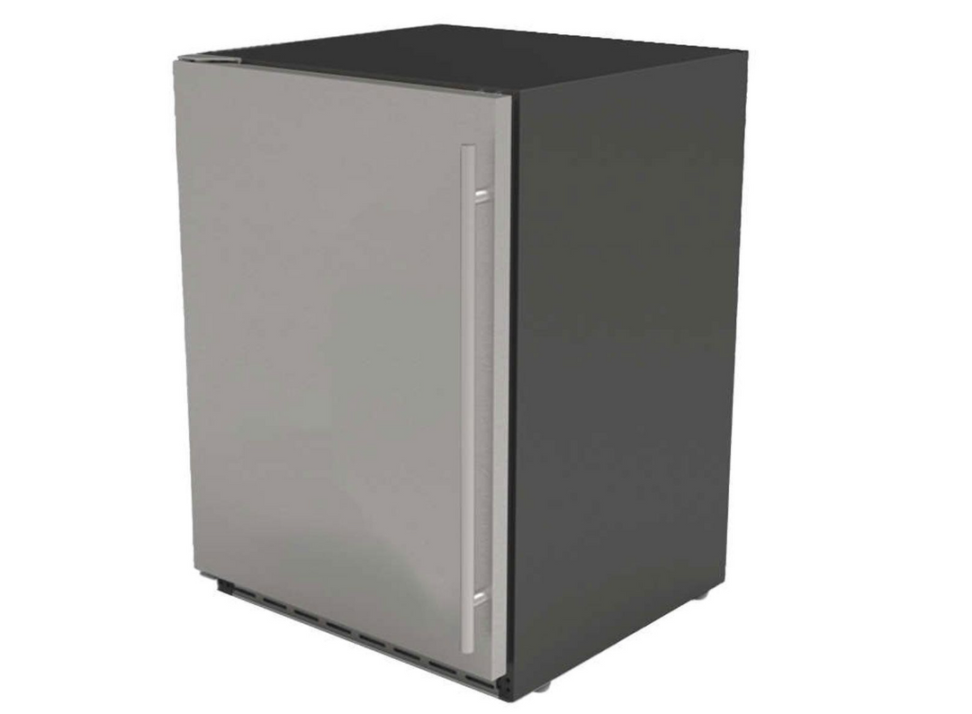 True Flame 24″ Outdoor Rated Refrigerator – Handle on Right of SS Door