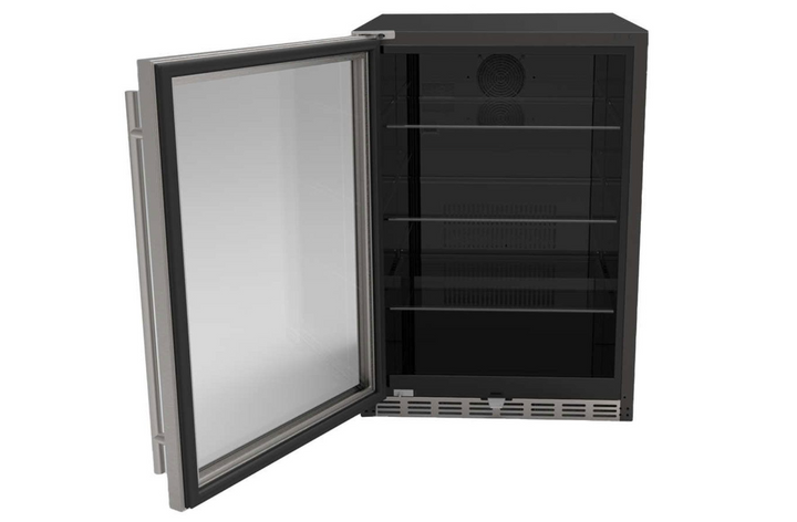 True Flame 24″ Outdoor Rated Refrigerator – Handle on Right of SS Door