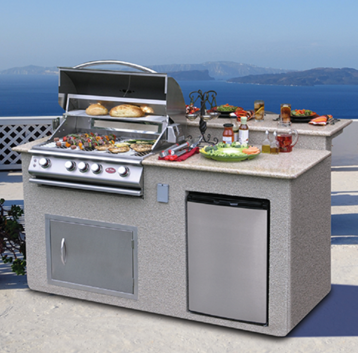Cal Flame "Tropical" BBQ Island