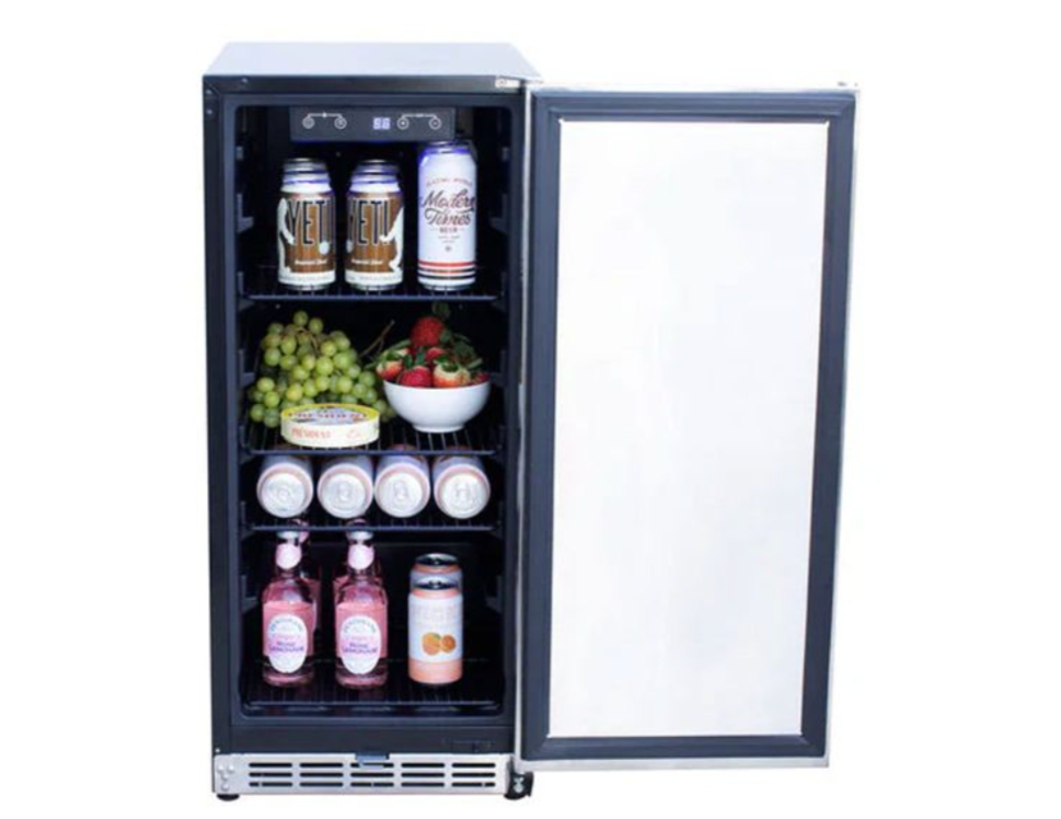 True Flame 15″ Outdoor Refrigerator – 3.2 cu ft (Stainless Steel Door & Handle)