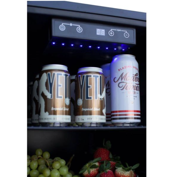 True Flame 15″ Outdoor Refrigerator – 3.2 cu ft (Stainless Steel Door & Handle)