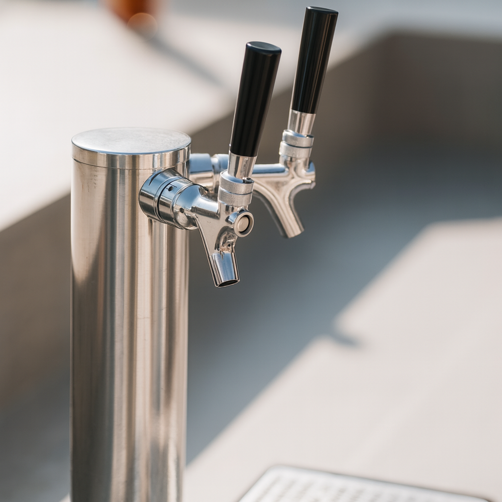 Bring the Bar to Your Backyard with this Dual Tap Kegerator by True Flame