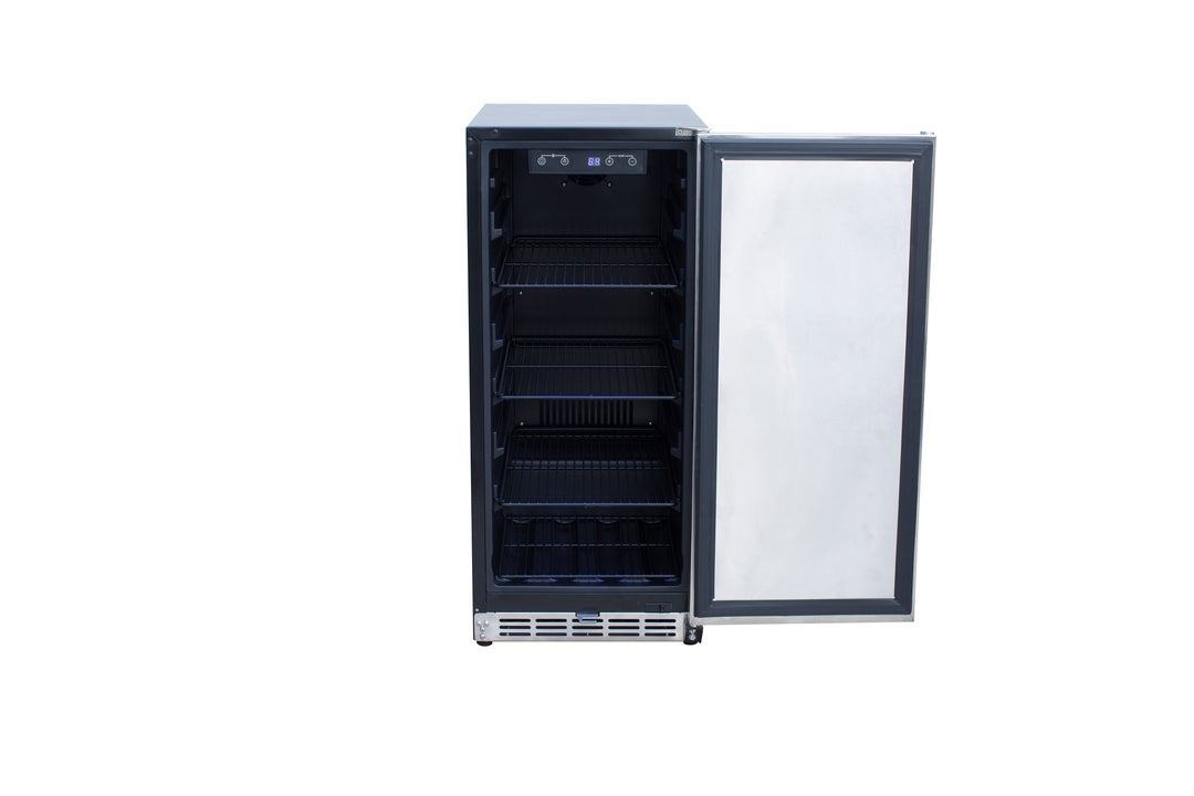 True Flame 15″ Outdoor Refrigerator – 3.2 cu ft (Stainless Steel Door & Handle)