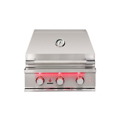 True Flame 25″ 3-Burner Built-In Gas Grill