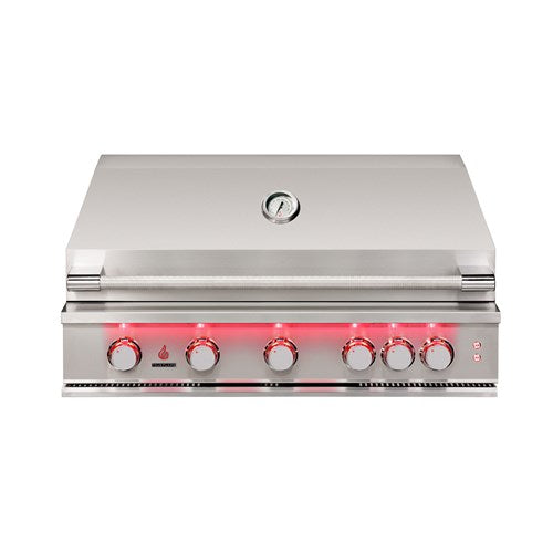 True Flame 40″ 5-Burner Built-In Gas Grill