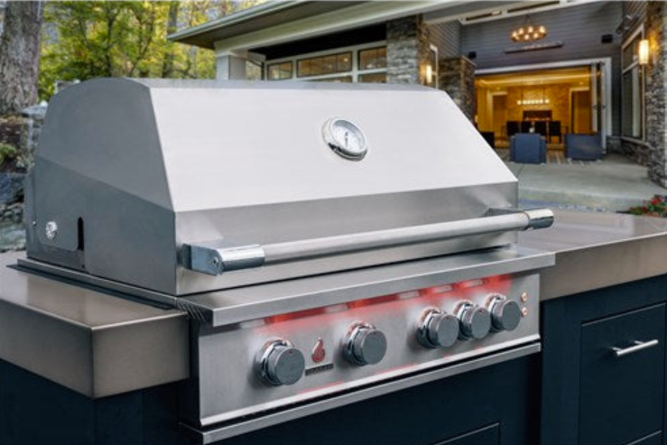 True Flame 40″ 5-Burner Built-In Gas Grill