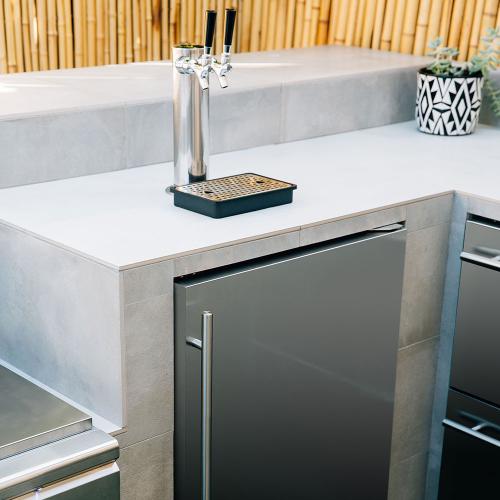 True Flame 24" Kegerator (Dual-Tap)