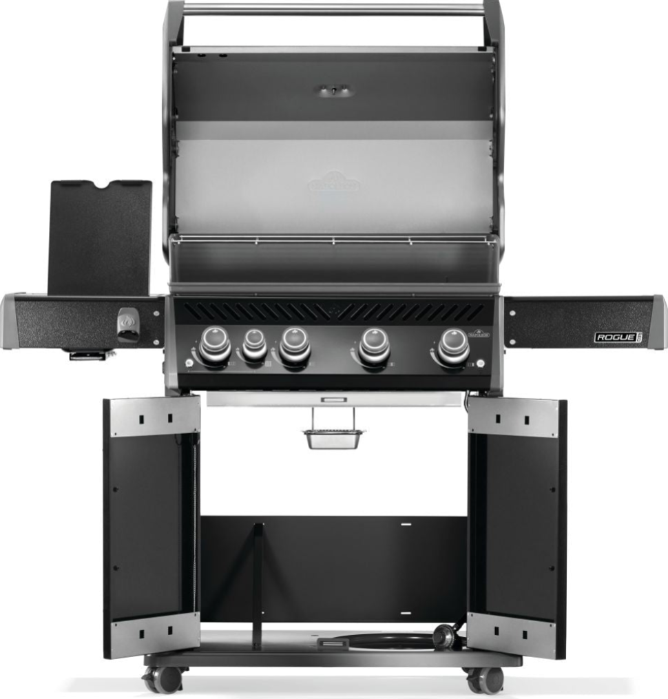 Napoleon Rogue® PRO 525 with Premium Black Finish & Infrared Side Burner