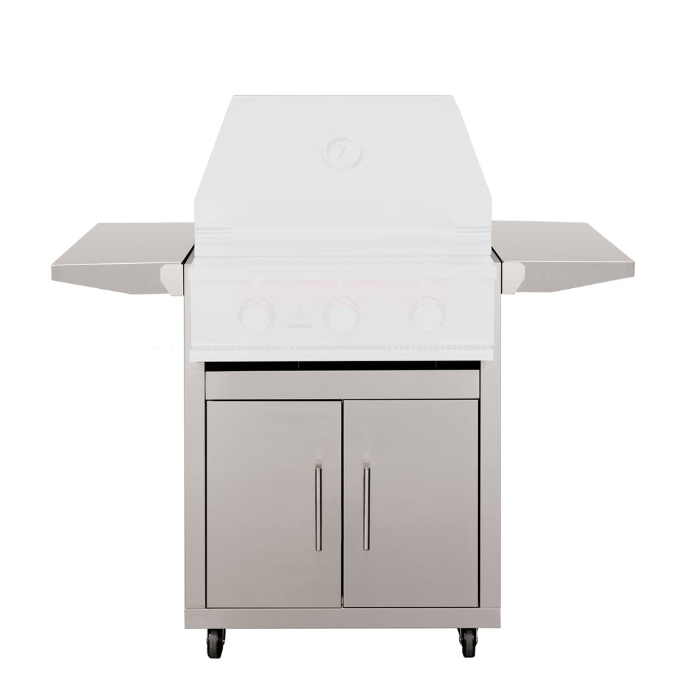 True Flame E Series 25″ 3-Burner Gas Grill with Mobile Cart