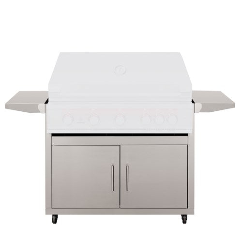 True Flame 40″ 5-Burner Gas Grill with Mobile Cart