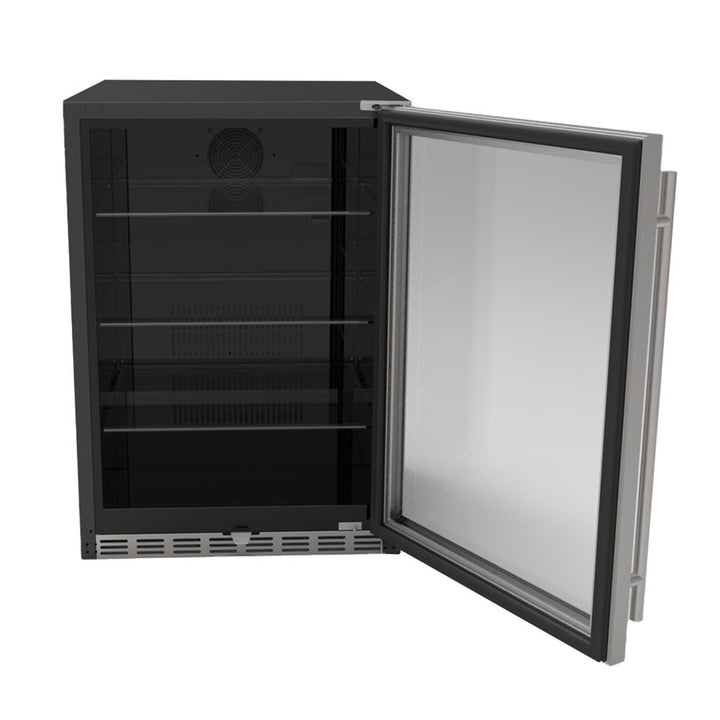 True Flame 24″ Outdoor Rated Refrigerator – Right-Hinge SS Door