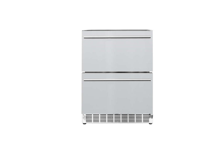 True Flame 24″ Outdoor Rated Dual Drawer SS Refrigerator