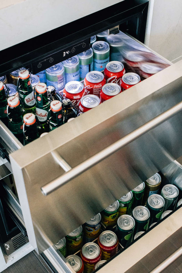 True Flame 24″ Outdoor Rated Dual Drawer SS Refrigerator