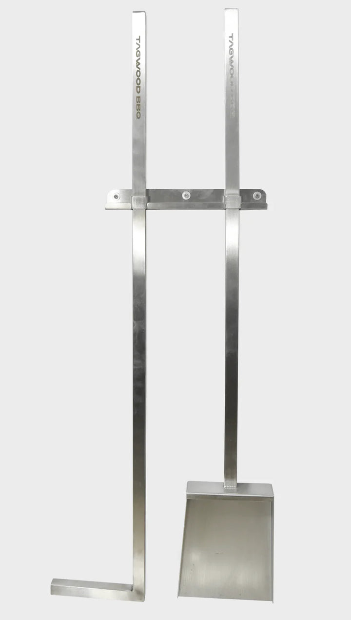 Tagwood BBQ Shovel & Poker with Wall Bracket