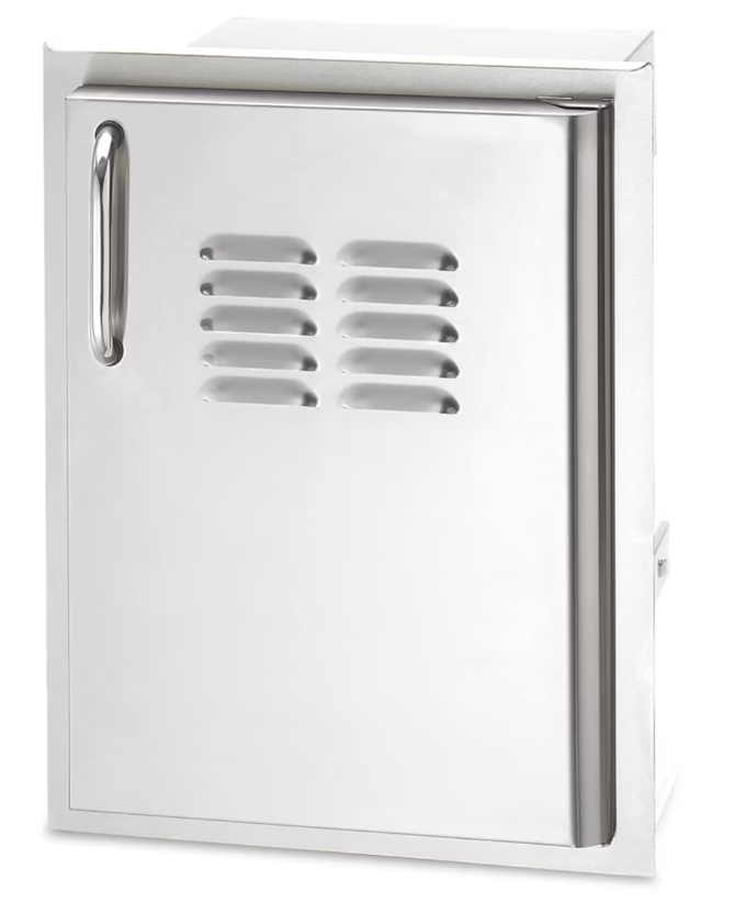 American Outdoor Grill L-Series 30″ Island Bundle – Concrete Grey Base with Polished Smoke Countertop