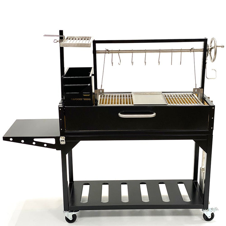 Tagwood "Chief Series" Freestanding Santa Maria Style Grill – Cold-Roll Steel & Stainless Steel
