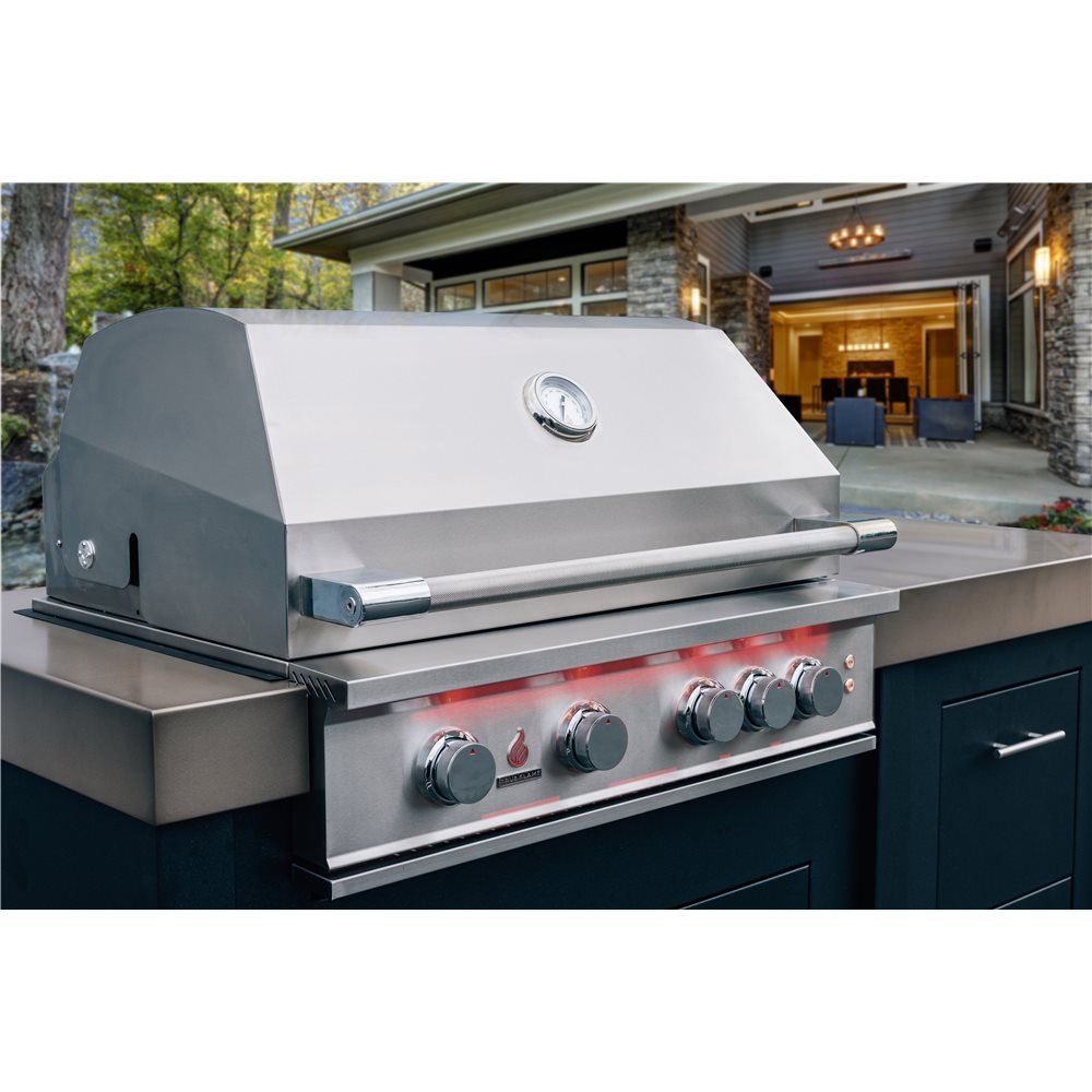 True Flame 32″ 4-Burner Built-In Gas Grill