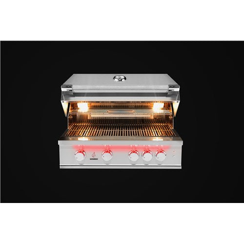 True Flame 40″ 5-Burner Built-In Gas Grill