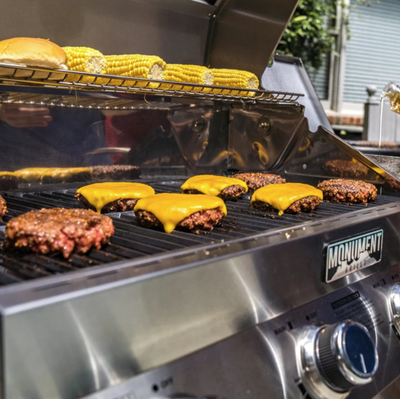 Monument Grills "41847NG" Stainless Steel 4-Burner Gas Grill - Classic Series