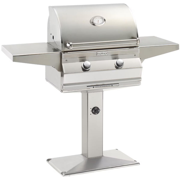 Fire Magic 24" Choice C430s Post Mount Analog and 1 Hour Timer on Post