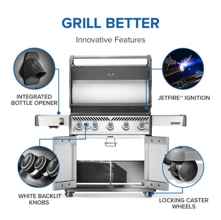 Napoleon Rogue® PRO 625 SIB with Infrared Side and Rear Burner