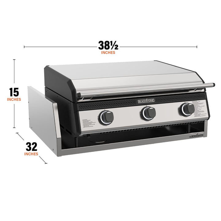 Blackstone 28” Deep Drop-In Griddle with Hood and Insulated Jacket