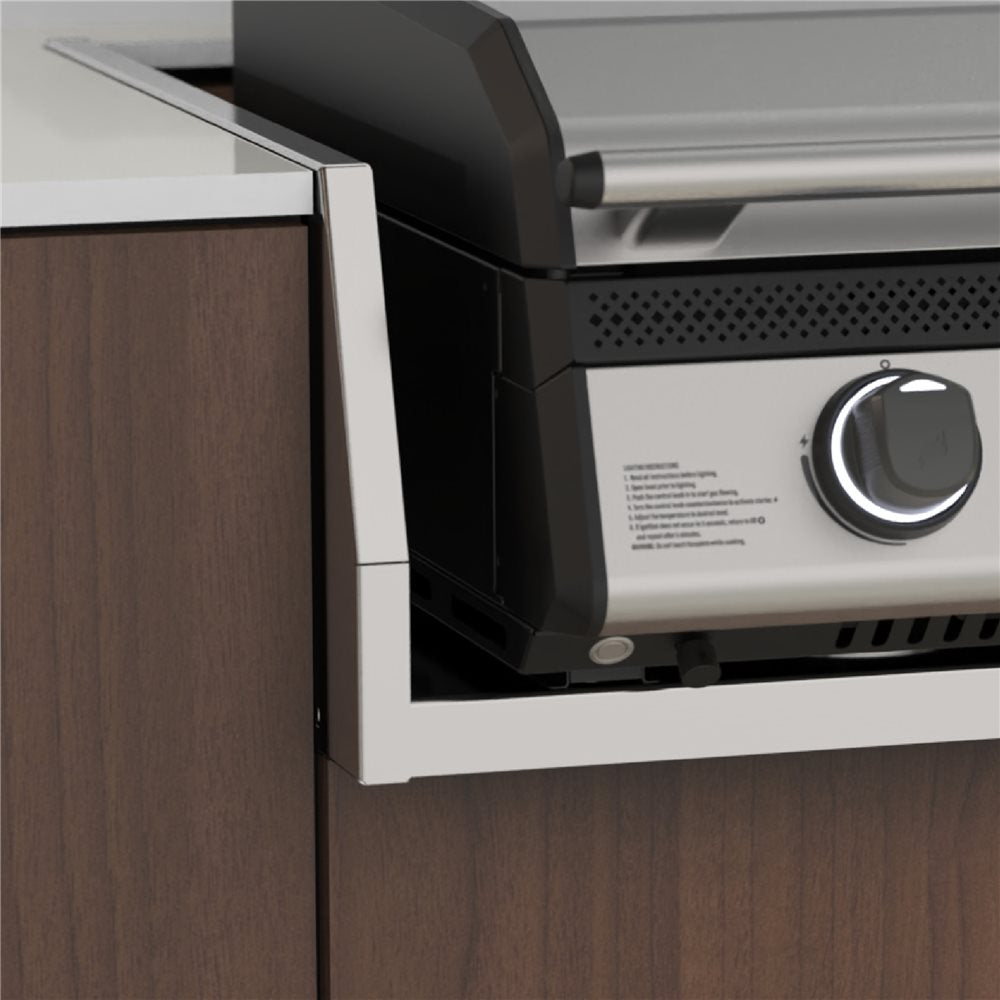 Blackstone 28” Deep Drop-In SS Griddle with Hood – Natural Gas Ready