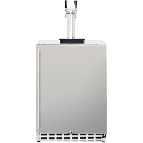True Flame 24" Kegerator (Dual-Tap)