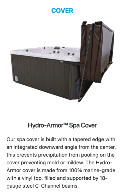 American Spas 6-Person Lounger with 56 Jets