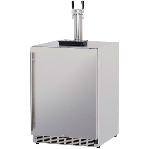True Flame 24" Kegerator (Dual-Tap)