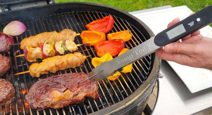 TempTong Tongs Plus Thermometer – Stainless Steel BBQ Tool