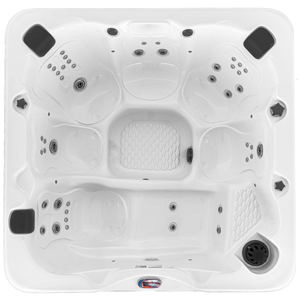 American Spas 6-Person Lounger with 45 Jets
