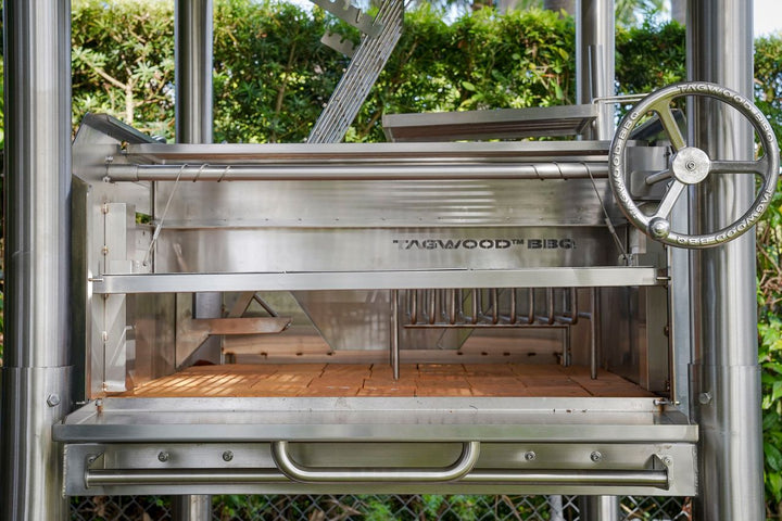 Tagwood "The Beast On Steroids" Santa Maria Style Grill – 304 Stainless Steel