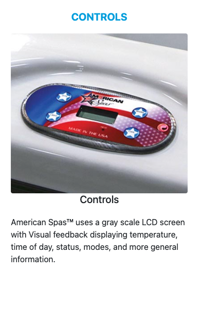 American Spas 6-Person Bench with 100 Jets