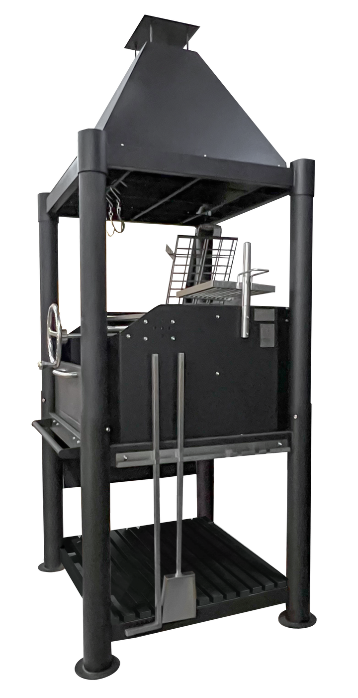 Tagwood "The Beast" Santa Maria Style Grill - Black